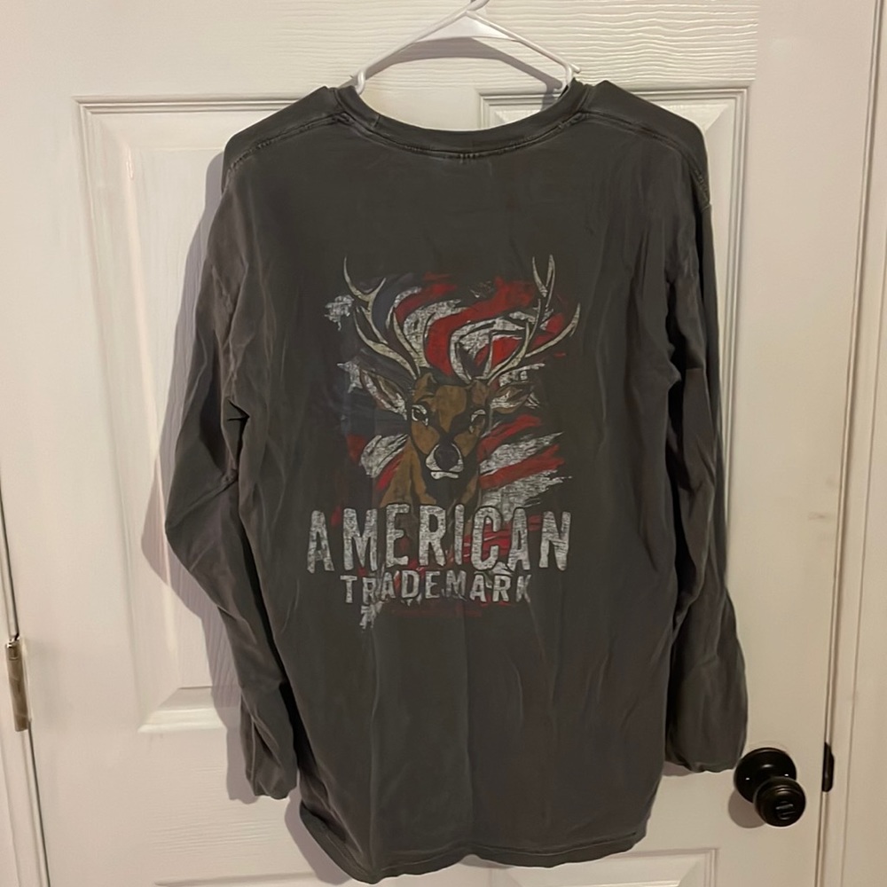 American Trademark Long Sleeve Deer Graphic Shirt